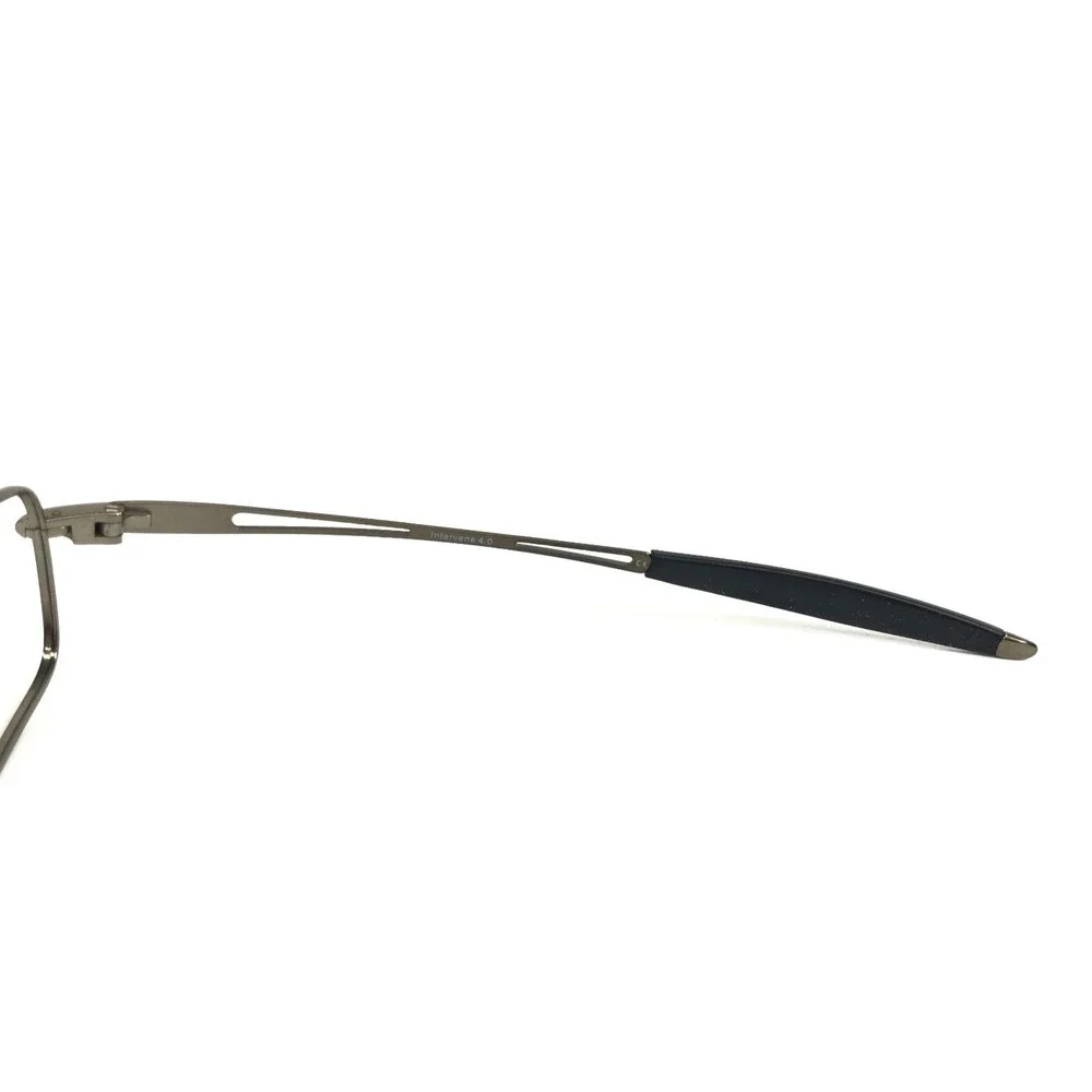 Oakley Eyeglasses Frames Intervene 4.0 Olive Chrome Rectangle Wire Rim 52-18-132